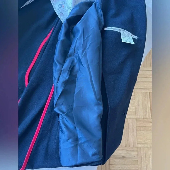 PERRY ELLIS PORTFOLIO SLIM FIT NAVY BLUE WOOLBLEND KIDS BLAZER XL - Picture 12 of 16